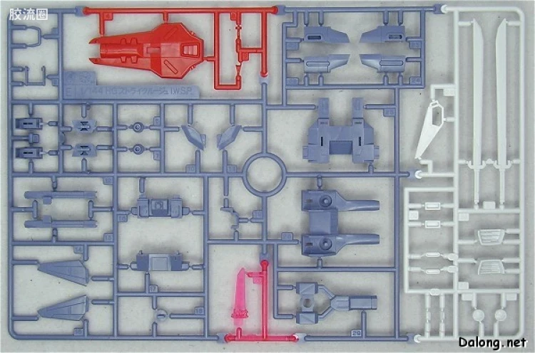 机动战士高达SEED HG SEED MSV 01 MBF-02+P202QX 强袭嫣红I.W.S.P. - 图片